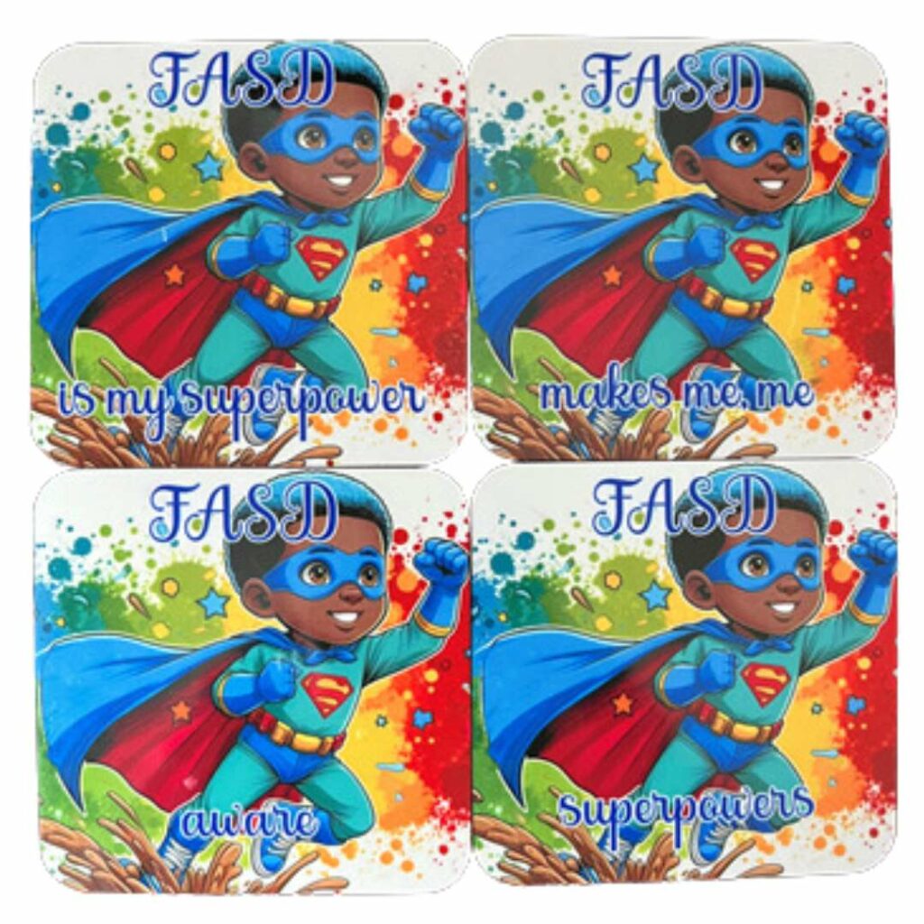 Herts FASD Coasters Boy set 2