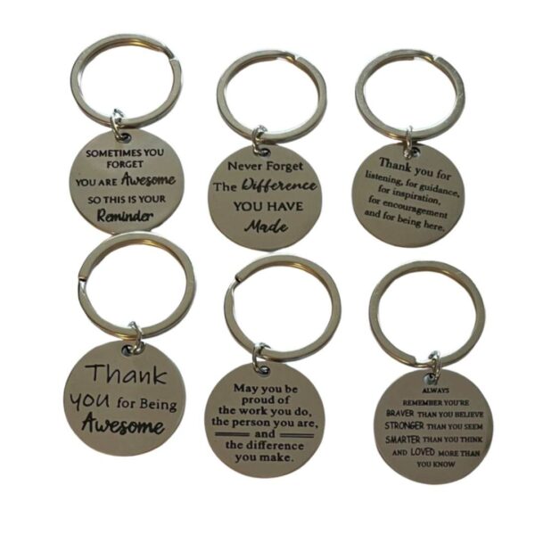 Herts FASD Key Rings x6