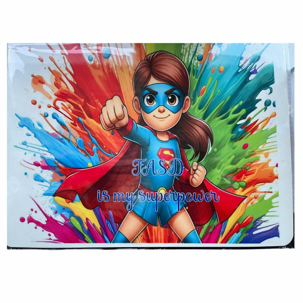 Placemat Superpower Girl