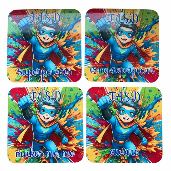 Superpower Coaster Set 1