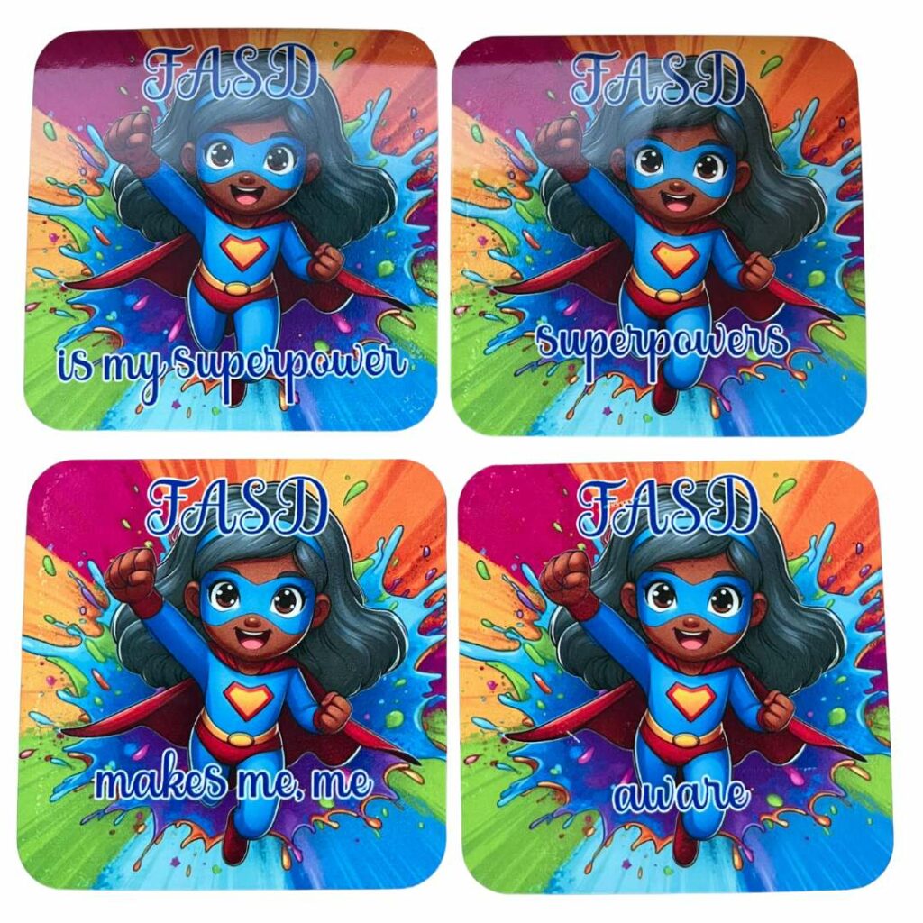 Superpower Coasters Girl Set 3